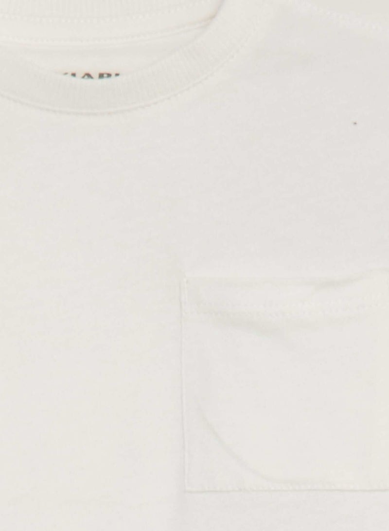 Kiabi Plain T-Shirt With Pocket - Image 2
